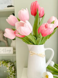 Image 2 of Luxury Pink Tulip Bouquet ( 11 Stems Included )