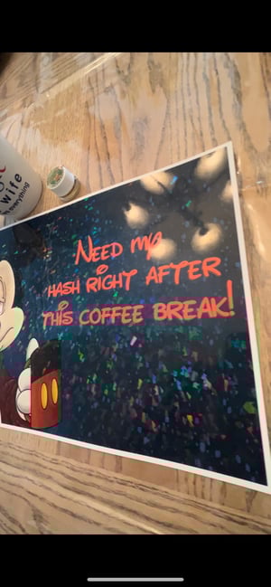 Image of Need Hash holo artprint