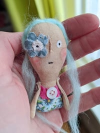 Image 2 of Blue Hair Brooch