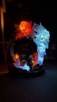 Image 2 of Tanjiro Dual Dragons with LED Lights with 6” Custom Box