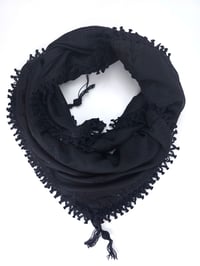 Image 1 of Black Keffiyeh (Made in Jordan)