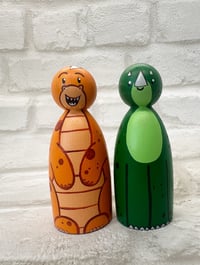 Image 3 of Travis the Dinosaur - Peg Doll