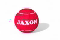 Image 1 of Personalized Tennis Ball Toy - Red