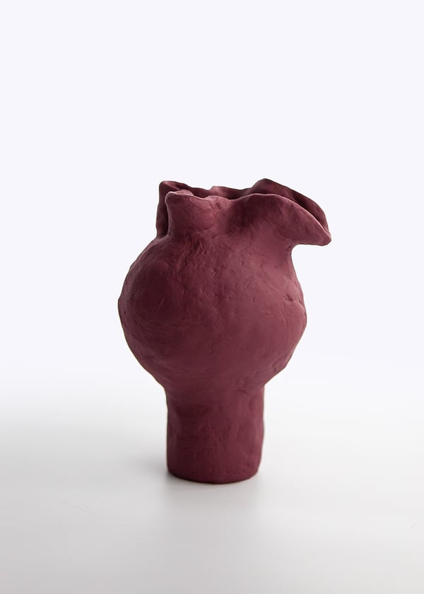 Image of Popî I Vase - Maroon