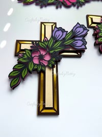 Image 3 of "HE IS RISEN" CROSS BUNDLE SVG / ARCHIVO DIGITAL