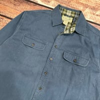 Image 2 of Vintage LL Bean Flannel Lined Button Up Shirt #4