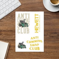Anti Cummins Swap Club Sticker Pack