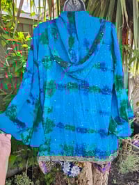 Image 4 of Mykonos jewel hoodie with pockets FREE SIZE