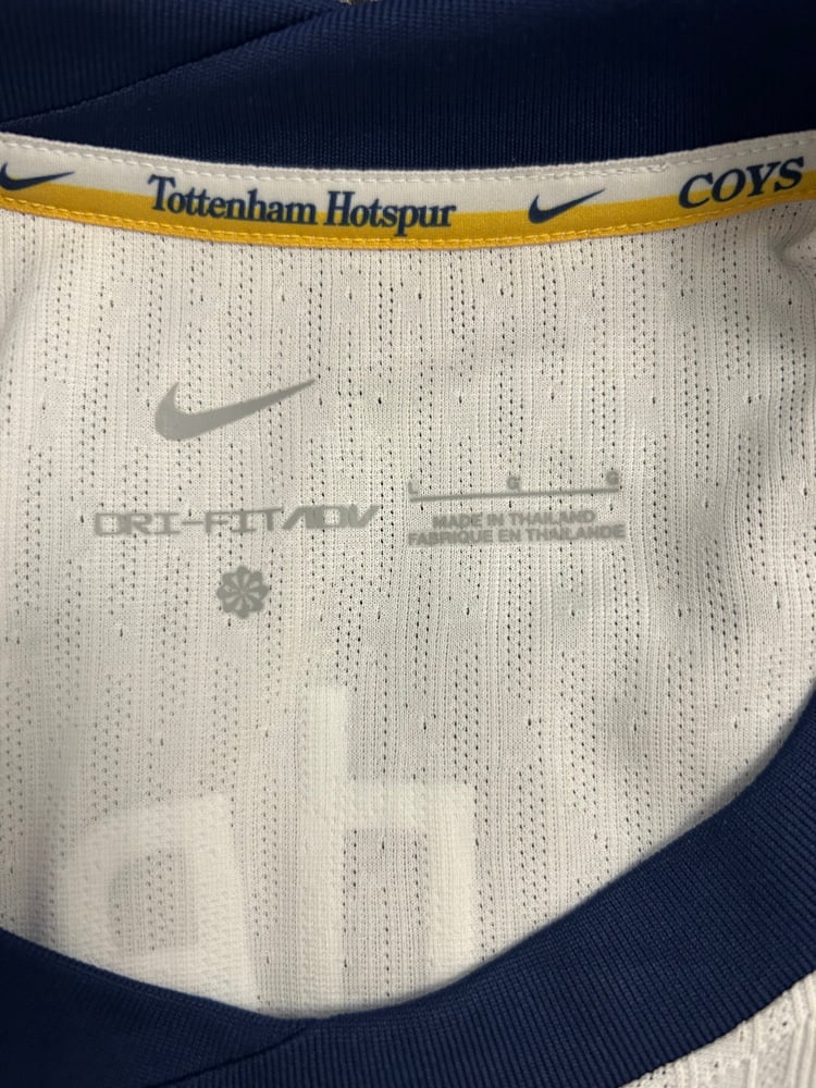 Image of Tottenham Hotspur “VAN DE VEN 37” Vaporknit 2024/25 Home Europa Final Shirt  (L)