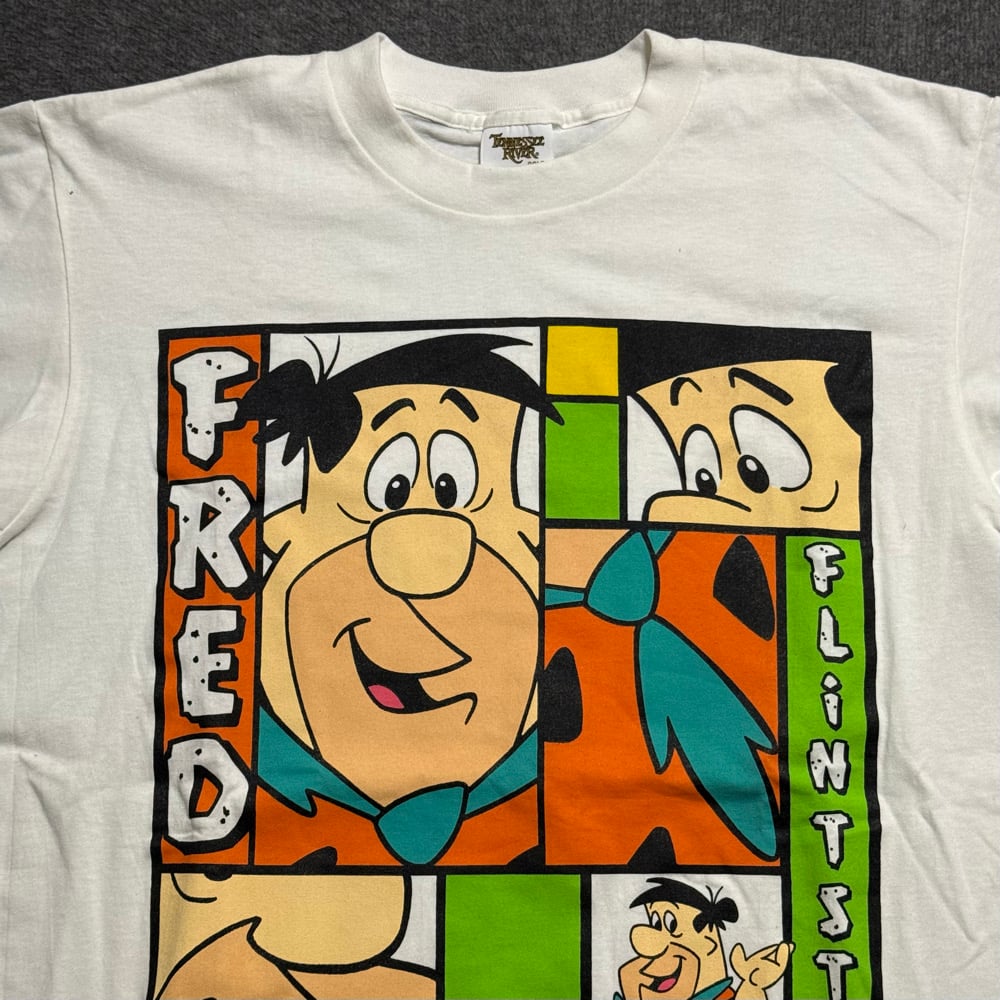 Image of 1990s Fred Flintsone Abstract Graphic Tee (L)