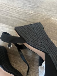 Image 2 of NWT black espadrille 
