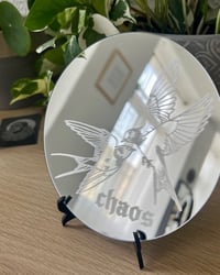 Image 3 of chaos - 15cm round mirror