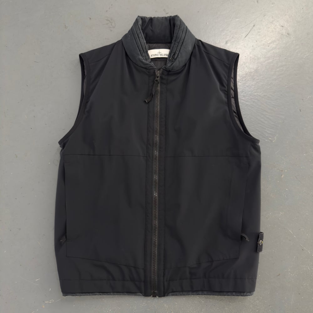 Image of AW 2017 Stone Island Soft Shell Gilet, size large.