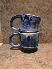 Image 4 of Blue / Purple Mugs with Black Feet