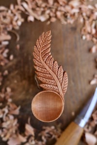 Image 1 of Fern Leaf ~ Coffee Scoop 