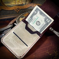 Image 4 of de Clisson Wallet - Grey & Tobacco
