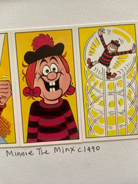 Image 8 of The Dandy Beano Collection c 1990, framed  vintage cards