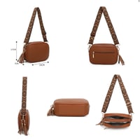 Image 2 of Double zip Crossbody Bag
