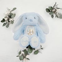 Image 2 of Blue Easter Bunny Plush