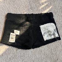 Image 2 of Textured Silk micro shorts