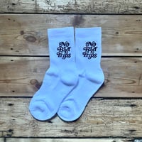 Image 1 of Classic Logo White Socks