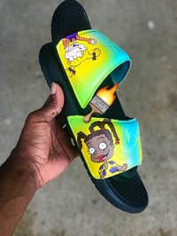 Image 3 of Pick-A-Theme Nike Slides 