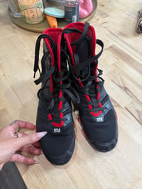Image 4 of Worn in-ring practice boots 