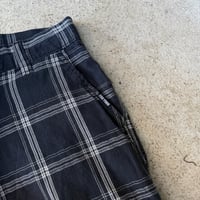 Image 5 of (35) Y2k black zoo York plaid shorts