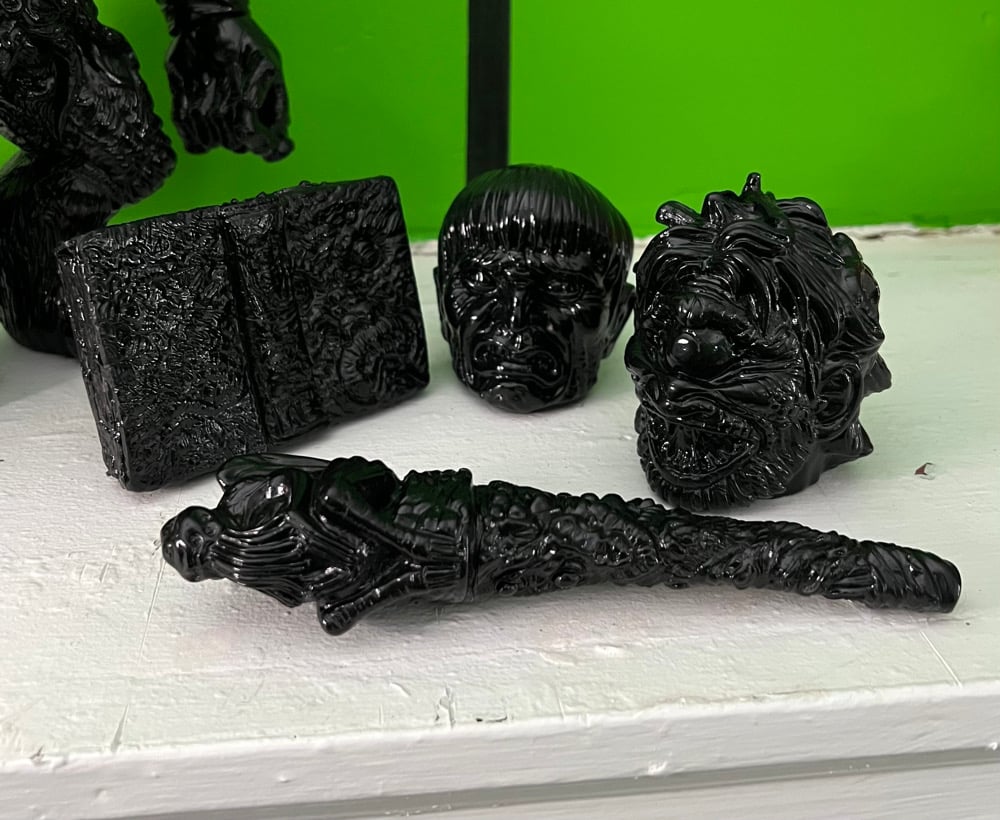 Wilbur Whateley blank black vinyl figure 