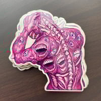 Image 5 of Pink Body Horror stickers 4-pack