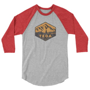 Image of NEW!  TEOA National Parks Logo Baseball Tee - 3/4 sleeve 