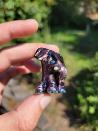 Image 4 of Matalic Magenta Baby Elephant Pendant