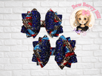 Image 2 of Red, Blue, & Leopard Piggies