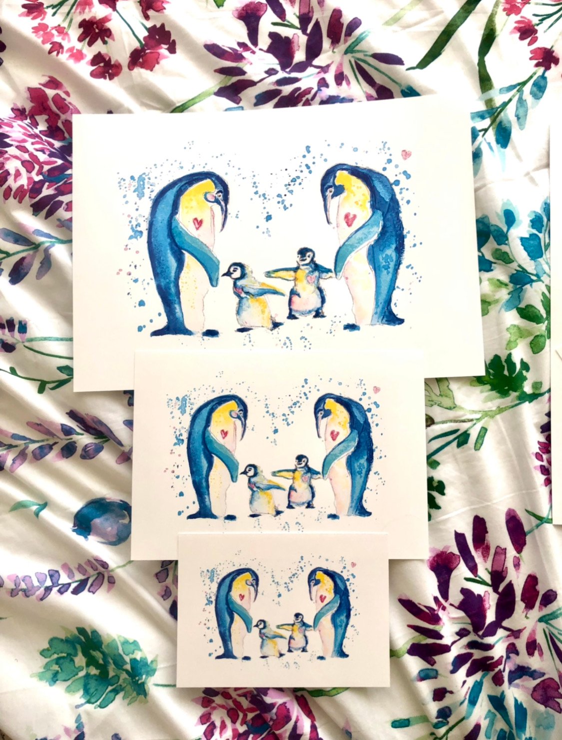 Penguin Family Of 3