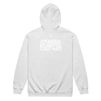 Image 5 of NEW! Unisex heavy blend MDM 'ESCAPISM' zip hoodie