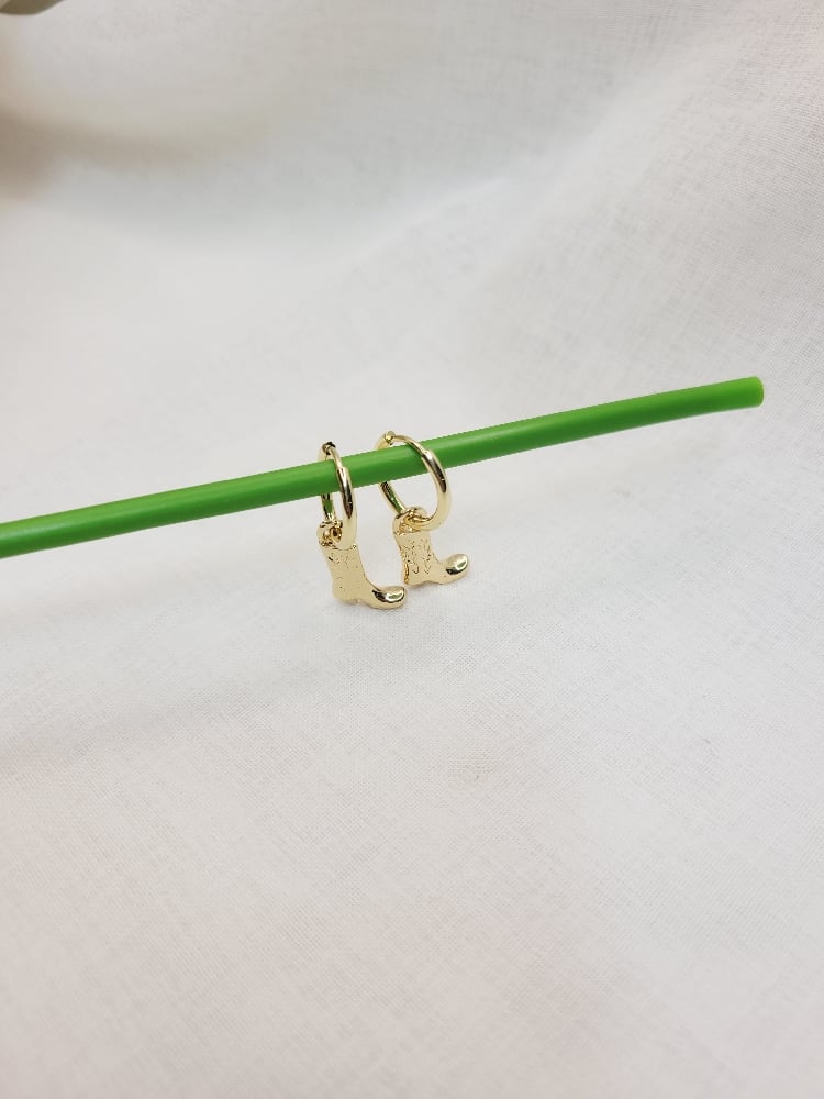 Image of Cowgirl Boot earrings 