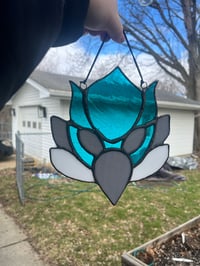 Image 1 of Bird Head Stained Glass (multiple)