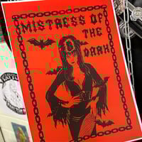 Image 1 of Mistress Of The Dark A4 Print 