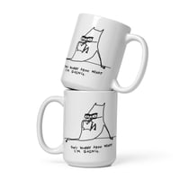 Image 1 of what im doing White glossy mug 