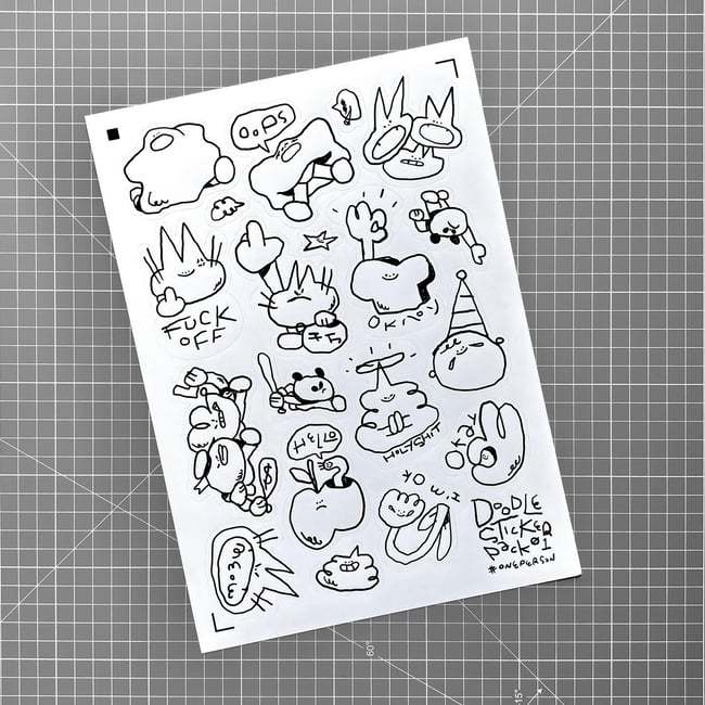 Doodle Sticker Pack 01