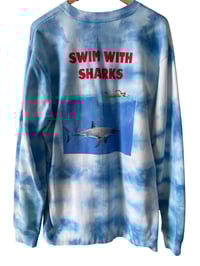 Image 2 of Jaws Tie Dye Earth Day XL
