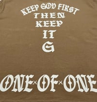 Image 2 of KEEP GOD FIRST-BROWN