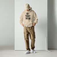 Image 1 of Not Today Satan Unisex Hoodie - Black