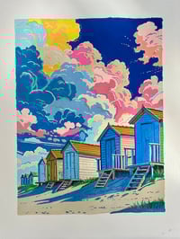 Beach Hut Cloudscape 2