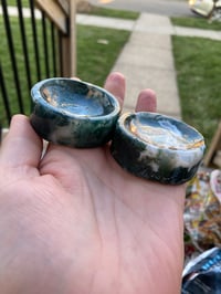Image 3 of Moss Agate Sphere holders