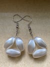 Long pearl earrings 