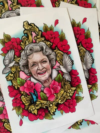 Betty White A4 Print