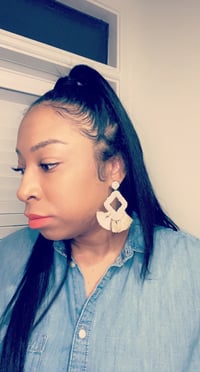 Image 4 of Tabitha Beaded Tassel earrings