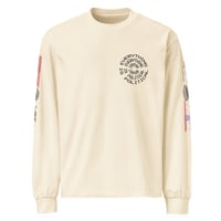 Image 1 of Premium Heavyweight Long Sleeve Shirt (Ecru)