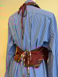 Image 8 of Tie top, bordeaux (xs-l)